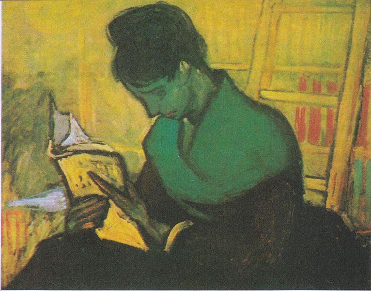 Woman reading a novel